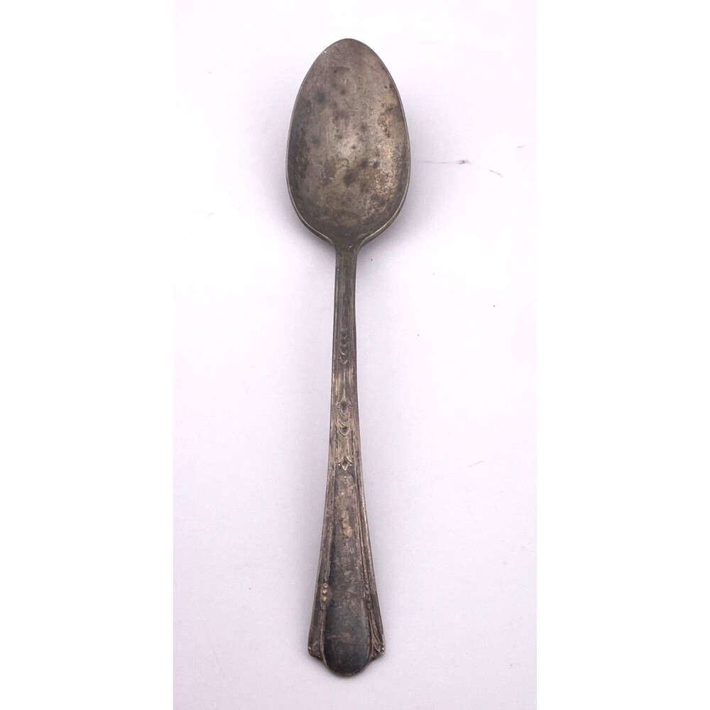 Vtg Valencia Silver Plate 8.5" Basting Sauce Serving Spoon Flatware Silverware